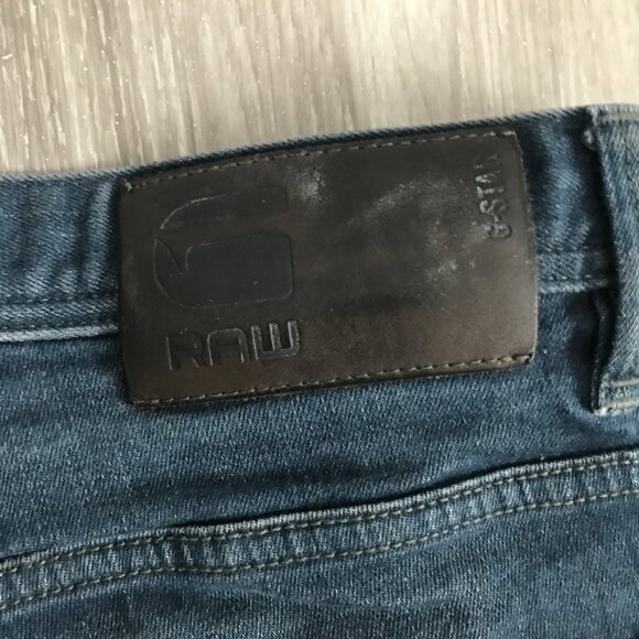 G Star Raw Moto Blue Slim Fit Pilot Jeans Mens 30 - Picture 13 of 14